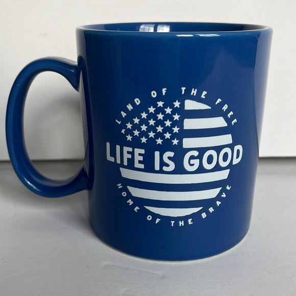 Life Is Good Other - Life is Good Coffee Mug Land of the Free Home of the Brave